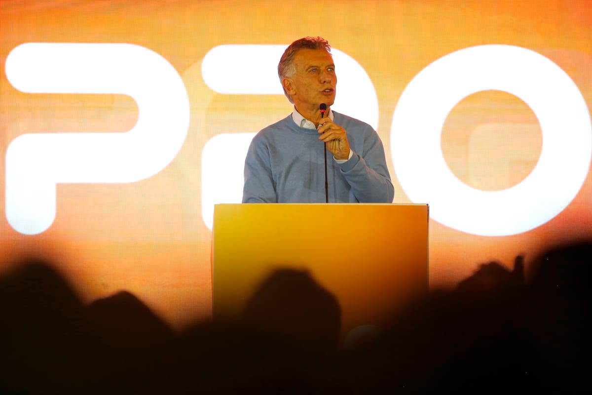 Mauricio Macri el acto de Pro en Mar del Plata