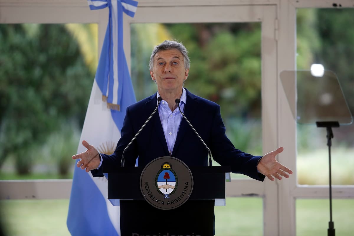 Mauricio Macri en Olivos