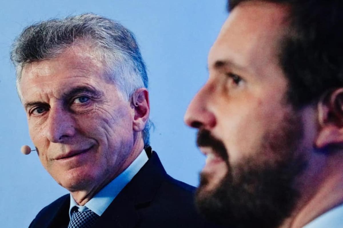 Mauricio Macri, en España