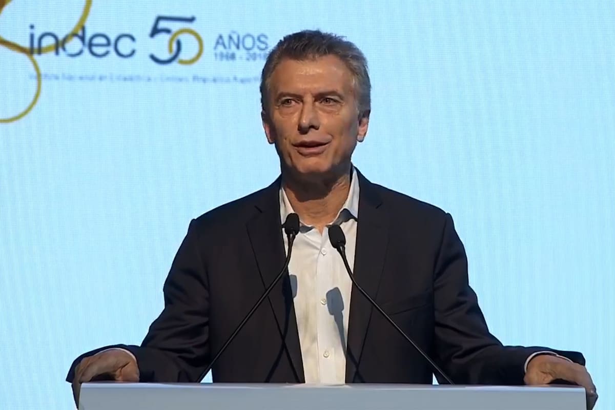Mauricio Macri, en el 50° aniversario del Indec: "La cifra de pobreza empezó a bajar y eso nos alienta"