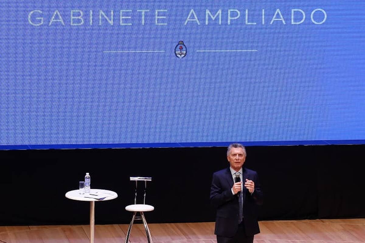 Mauricio Macri en el CCK