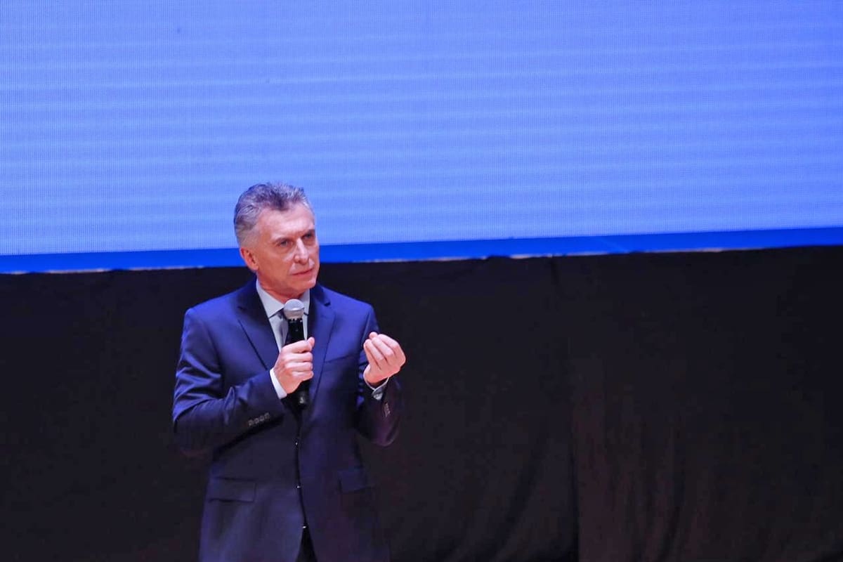 Mauricio Macri en el CCK