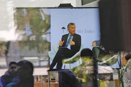 Mauricio Macri, en el Malba