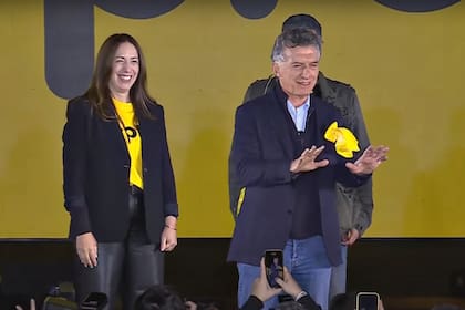 Mauricio Macri en el acto de Pro