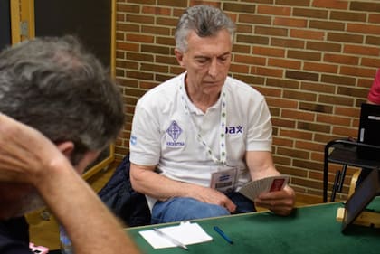 Mauricio Macri en el Campeonato Mundial de Bridge 2025