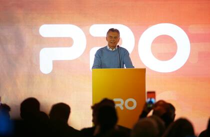 Mauricio Macri en el cierre del acto de Pro en Mar del Plata.
La Normandina, Playa Grande.26 de Junio 2026.