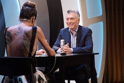 Mauricio Macri en "El escáner de la verdad" en La noche de Mirtha Legrand (eltrece) (Crédito: Instagram/@MirthaLegrand)