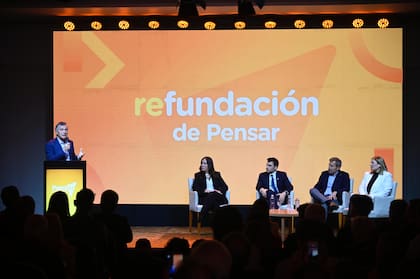 Mauricio Macri en el evento de la Fundación Pensar, en Paraná
