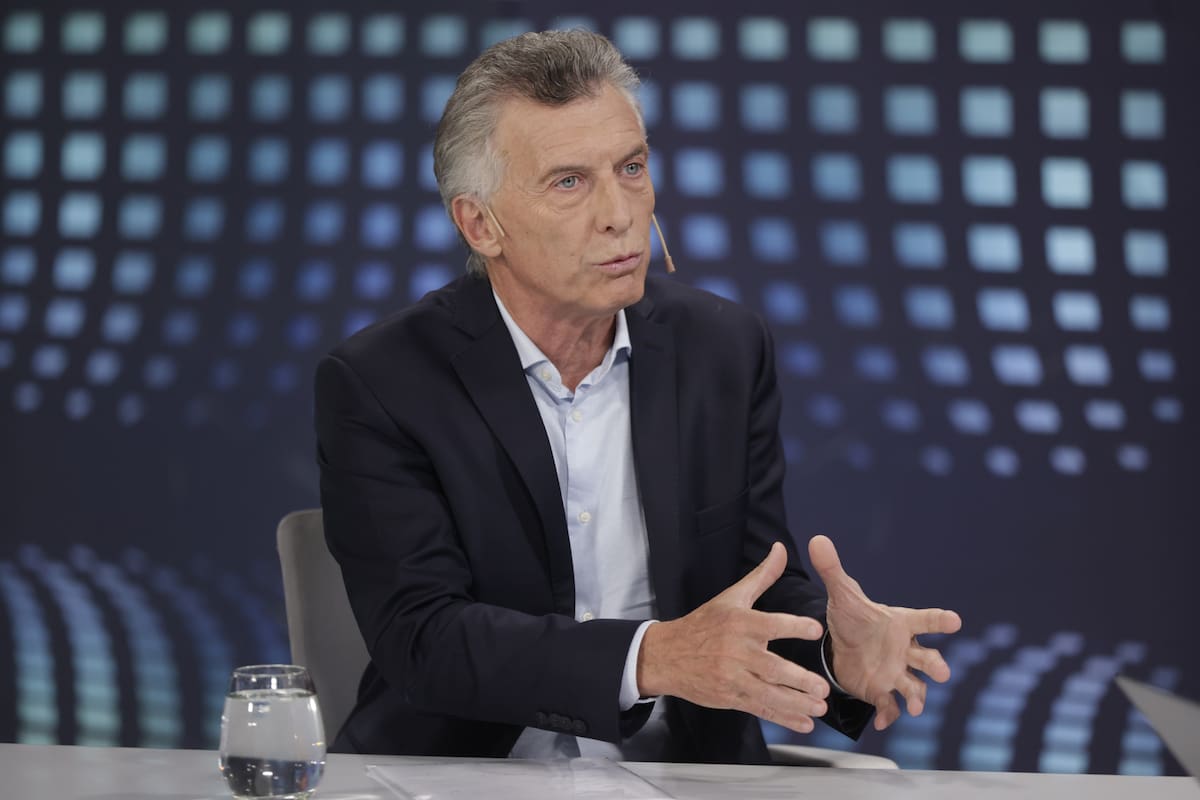 Mauricio Macri en el programa de Eduardo Feimann en LN+