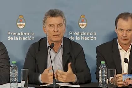 Mauricio Macri, en Entre Ríos, durante una visita al gobernador Gustavo Bordet