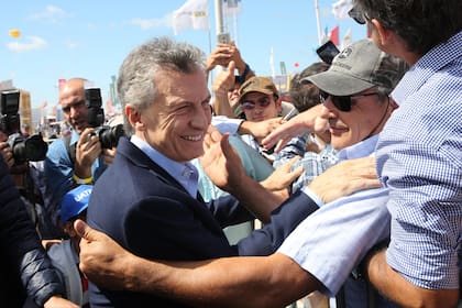 Mauricio Macri estuvo en Expoagro y dio un mensaje donde agradeció el esfuerzo del campo