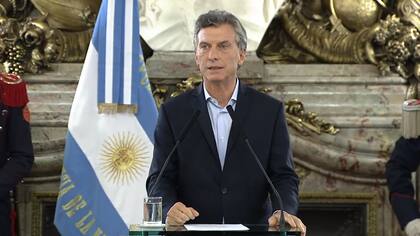El presidente Mauricio Macri