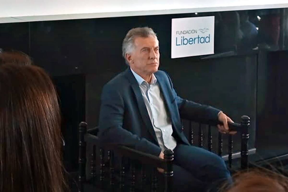 Mauricio Macri en la Fundación Libertad