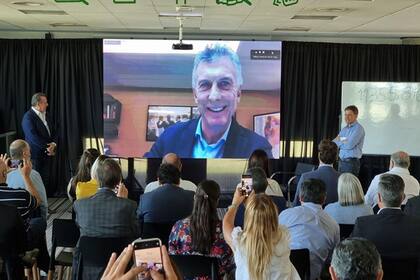 Mauricio Macri, en la Fundación Pensar