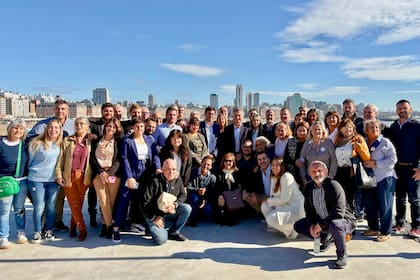 Mauricio Macri en Mar del Plata, junto a referentes y concejales de la Quinta Sección Electoral
