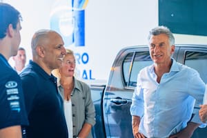 Mauricio Macri, en su visita a Arrecifes