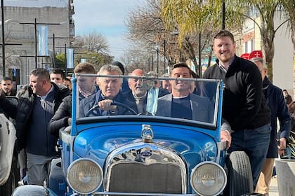 Mauricio Macri, en su visita al sur de Santa Fe