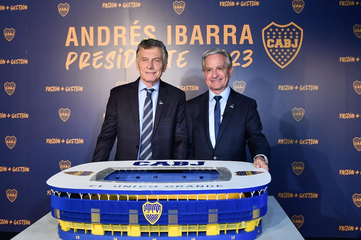 Mauricio Macri, expresidente de Boca, y el respaldo a la candidatura de Andrés Ibarra, su hombre para competir con Riquelme en las elecciones de diciembre