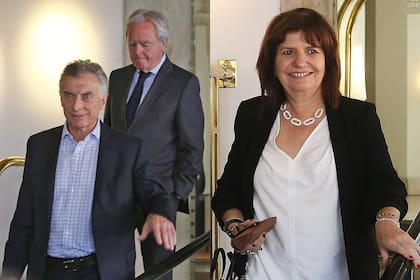 Mauricio Macri, Federico Pinedo y Patricia Bullrich