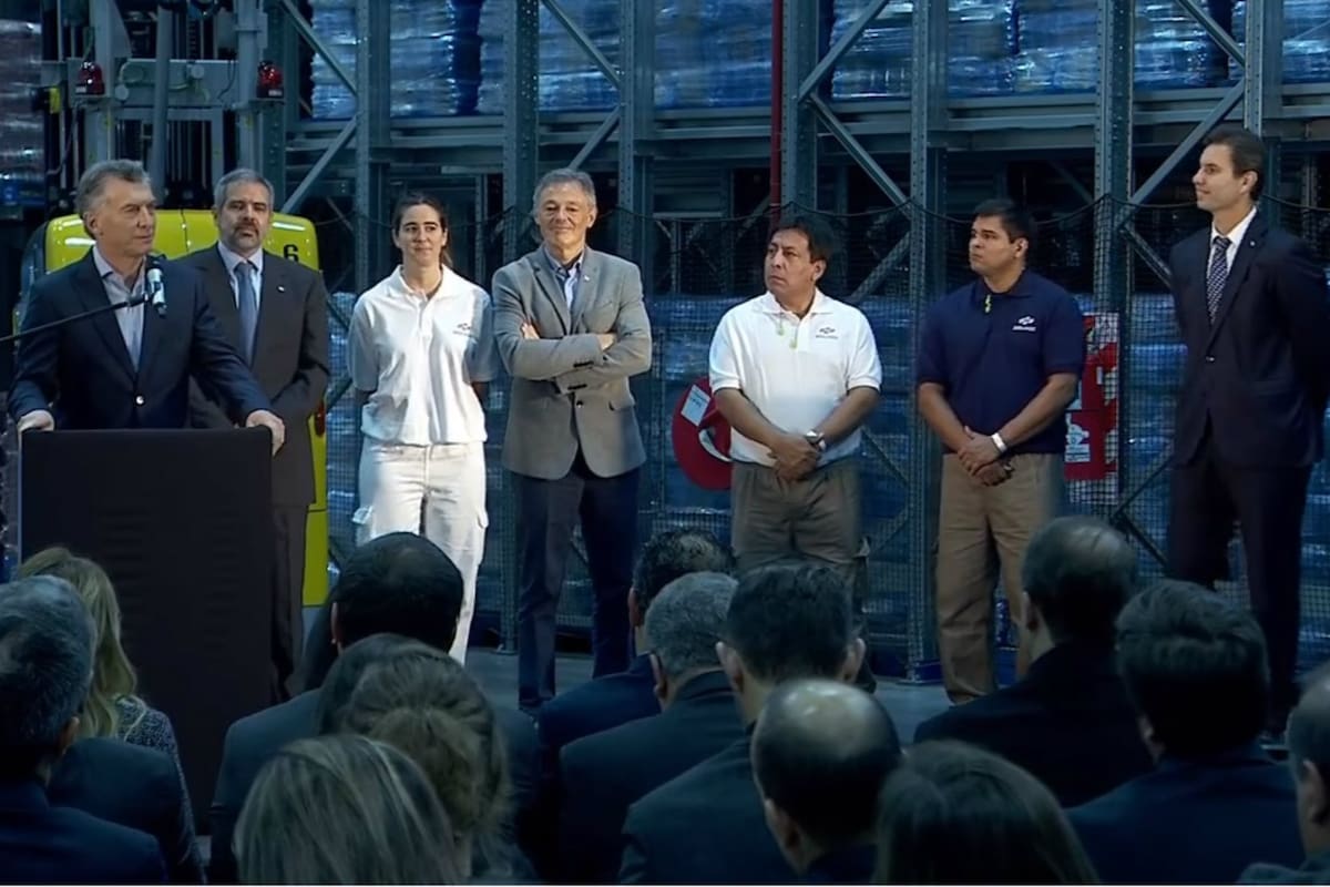 Mauricio Macri inauguró la ampliación de una fábrica de pastas de Molinos Río de la Plata