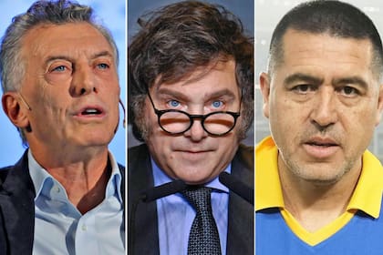 Mauricio Macri, Javier Milei, Juan Román Riquelme