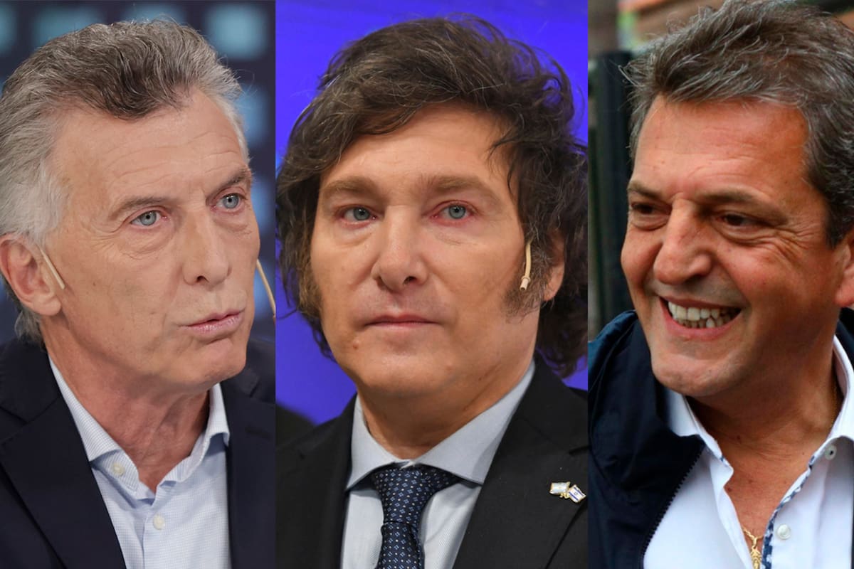 Mauricio Macri, Javier Milei, Sergio Massa