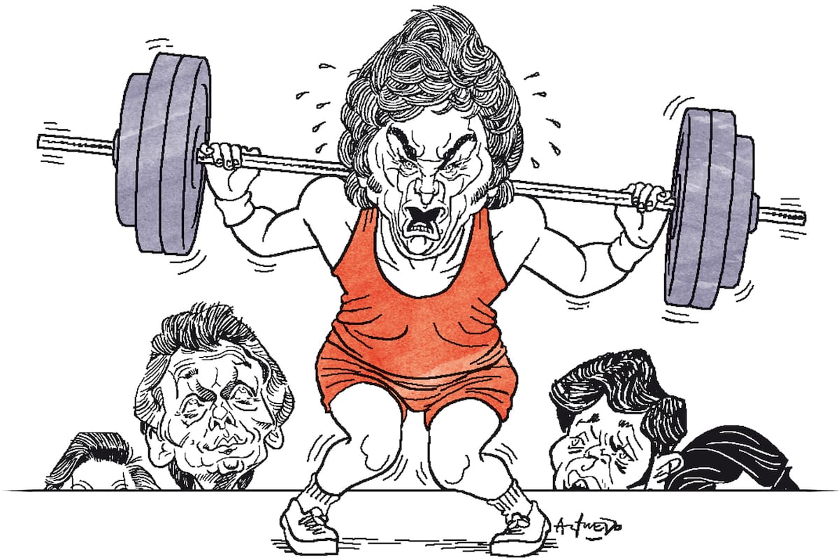 Mauricio Macri, Javier Milei y Axel Kicillof