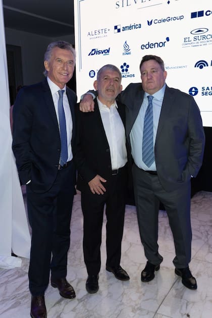 Mauricio Macri, Jorge Grecco y Alejandro Macfarlane