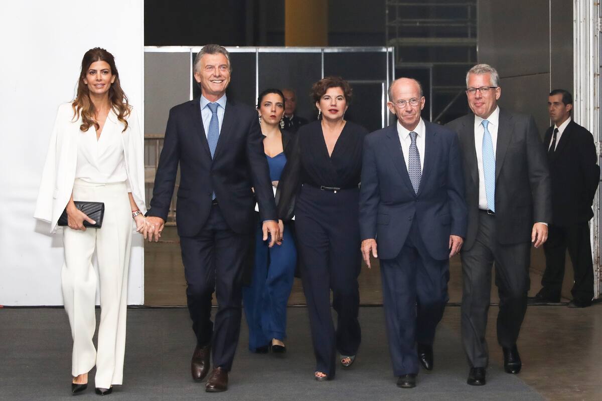 Mauricio Macri, Juliana Awada y los ejecutivos de Cippec