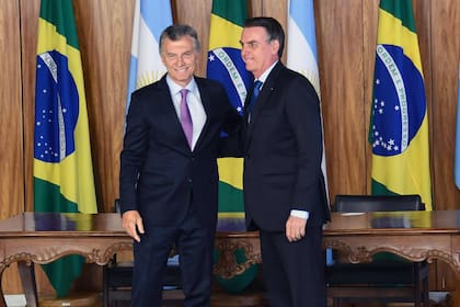 Mauricio Macri junto a Jair Bolsonaro se reunieron en el Palacio Planalto, en Brasilia, marcando la primera visita del mandatario argentino durante la nueva presidencia de Bolsonaro.