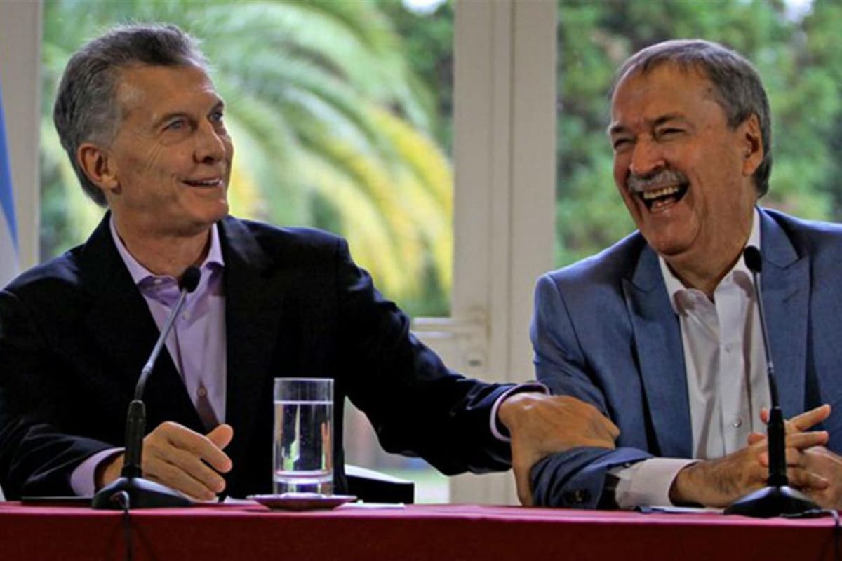 Mauricio Macri junto a Juan Schiaretti