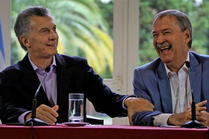 Mauricio Macri junto a Juan Schiaretti