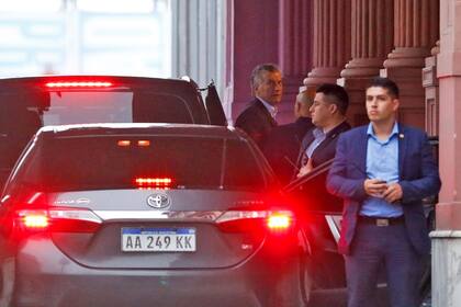 Mauricio Macri llega a la Rosada para reunirse con Alberto Fernández