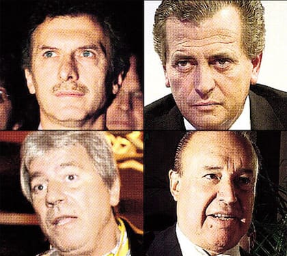 Mauricio Macri, Pedro Pompilio, Juan Carlos Crespi y Roberto Digón, protagonistas principales cuando las cosas no estaban del todo bien dentro del propio oficialismo