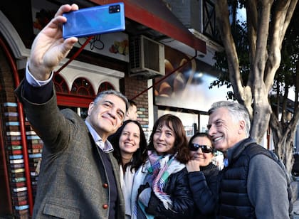 Mauricio Macri reapareció en Vicente López
