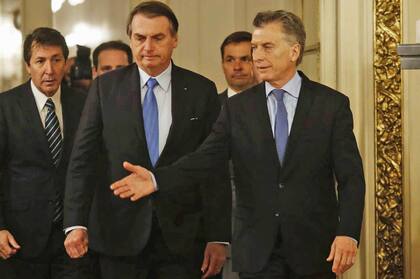 Mauricio Macri recibió al presidente de Brasil, Jair Bolsonaro