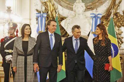 Mauricio Macri recibió al presidente de Brasil, Jair Bolsonaro