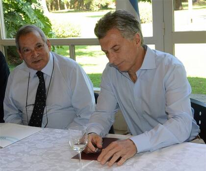 Mauricio Macri recibió ayer en Olivos a Jorge Lemus tras el recambio de nombres en el Ministerio de Salud