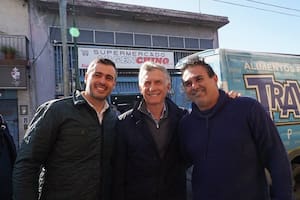 Mauricio Macri recorrió hoy una zona comercial en Ituzaingó