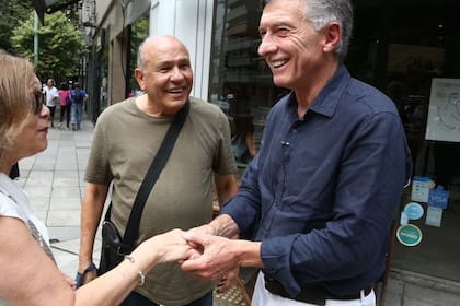Mauricio Macri salió a recorrer la Capital para apuntalar la campaña de Pro de cara a los comicios porteños