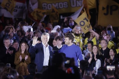 Mauricio Macri en el cierre de campaña de María Eugenia Vidal