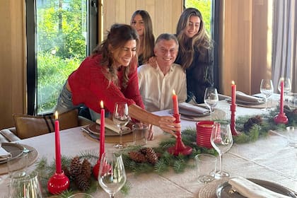 Mauricio Macri y familia