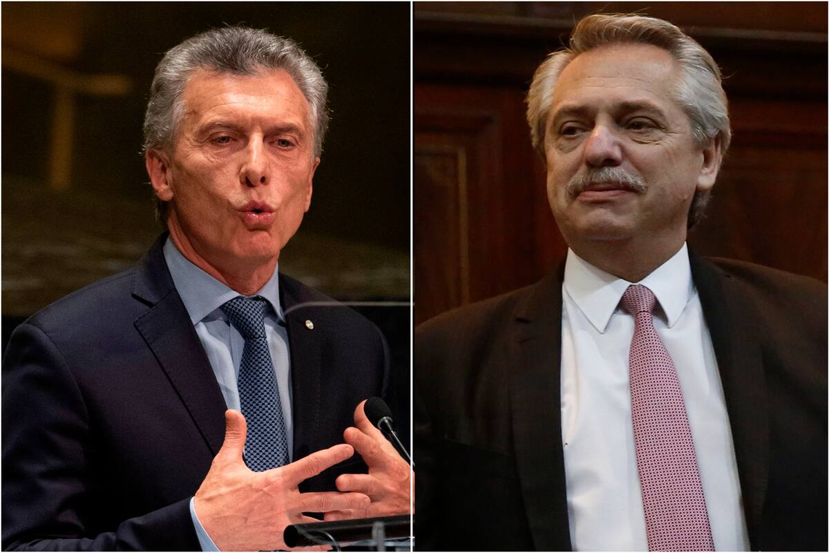 Mauricio Macri y Alberto Fernández