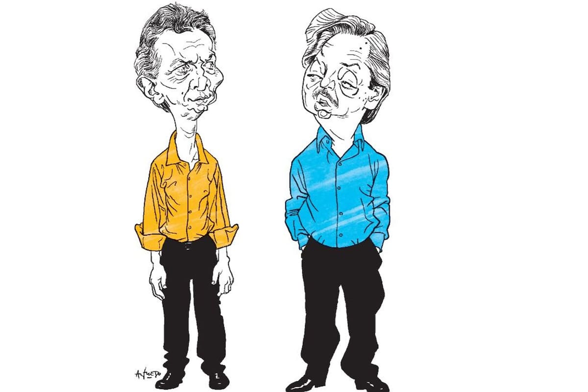 Mauricio Macri y Alberto Fernández