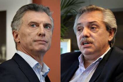 Mauricio Macri y Alberto Fernández