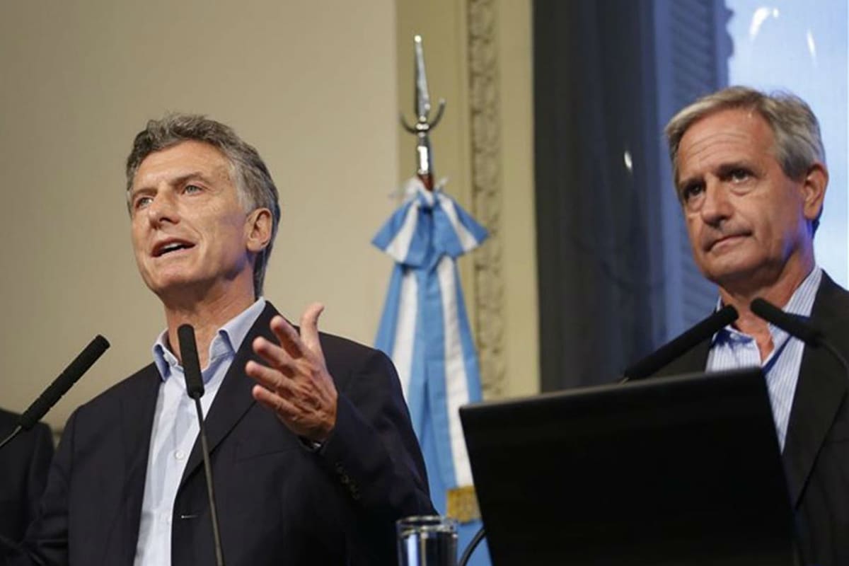 Mauricio Macri y Andrés Ibarra