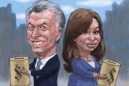 Mauricio Macri y Cristina Kirchner