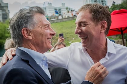 Mauricio Macri y Diego Santilli