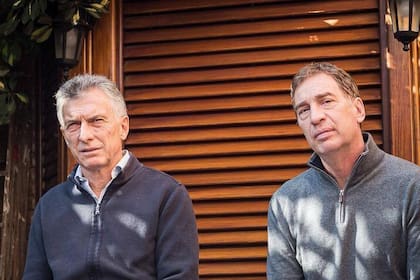 Mauricio Macri y Diego Santilli (Archivo 2021)