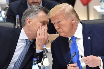 Mauricio Macri y Donald Trump en la reunión del G20 en Osaka